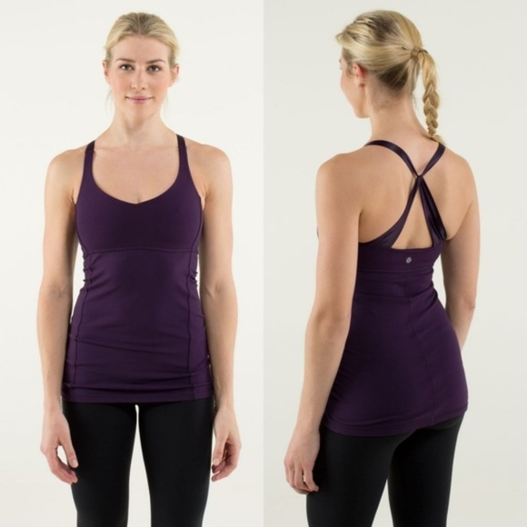 lululemon athletica Tops - Lululemon Practice Daily Tank Deep Zinfandel